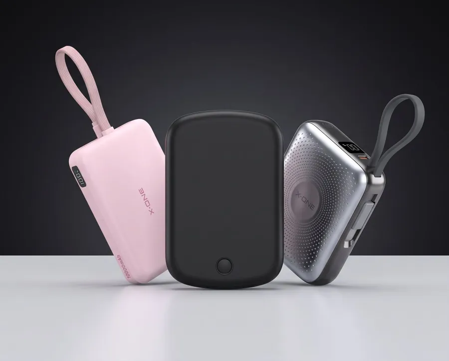Power banks X-ONE Nano, NanoGo e Orbit
